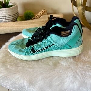 Nike Lunaracer 3 Flywire Running Shoes Teal 554683-303 Womens Size 8